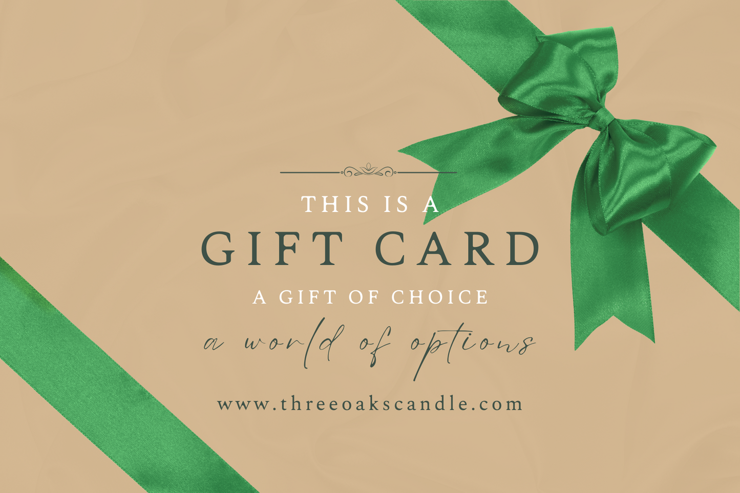 Three Oaks Candle Co Gift Card